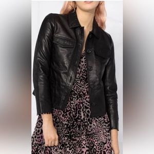 Zadig & Voltaire size S Liam leather shirt jacket